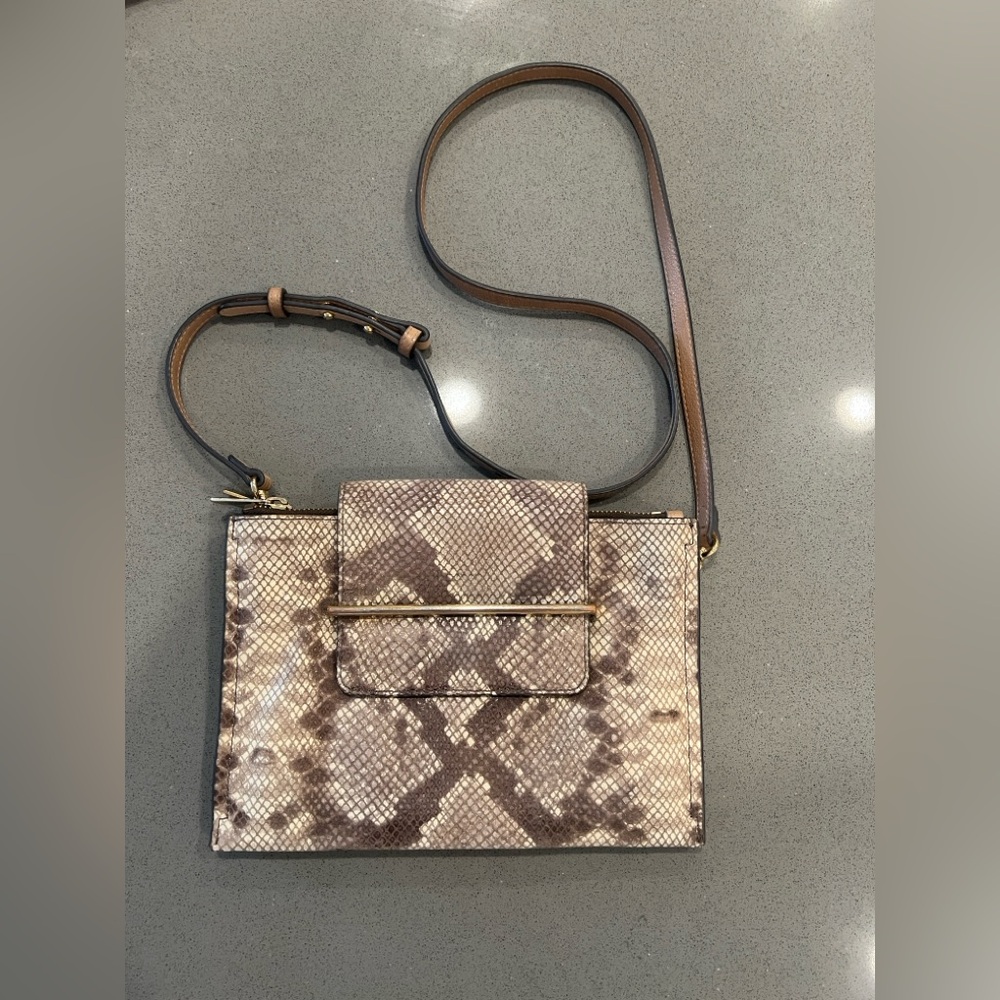 Vince Camuto Snake Print Crossbody Bag